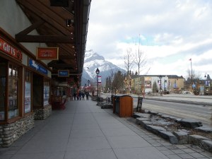 The streets of Banff!