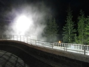 The hot springs in Banff!